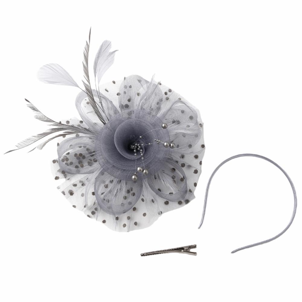 Flower Mesh Party Mesh Hair Band Bride Headdress Bride Headdress  Cocktail Party