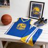 Maglia da Basket Stephen Curry in Poliestere con Tessuto Traspirante per Uomo Adulto