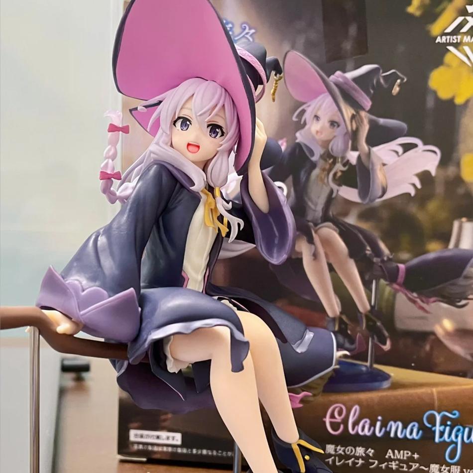 Anime Vandrende Heks: Elainas reise 19 cm Elaina PVC actionfigur modell leker for barn festgaver