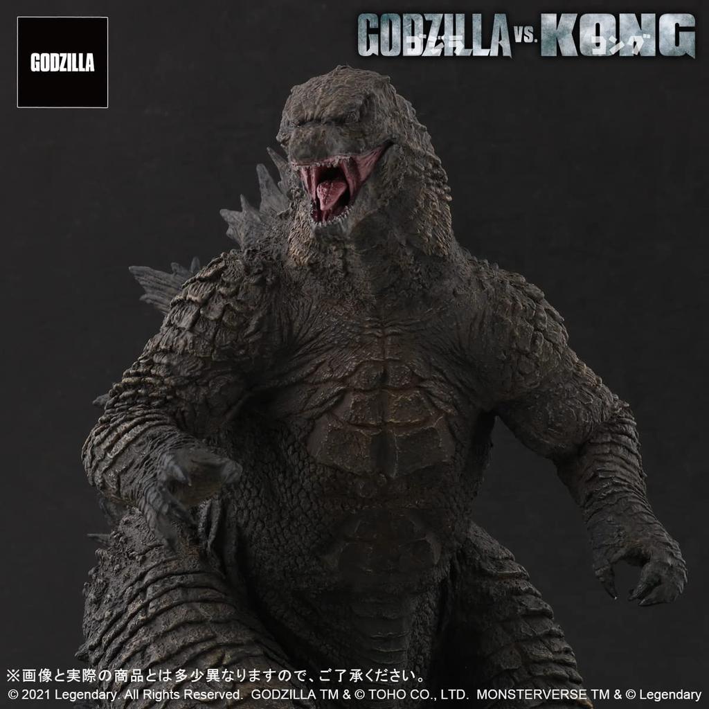 GARAGE TOY Toho Daikaiju Series GODZILLA FROM GODZILLA KONG 2021 Height 260mm Total Length 390mm PVC Painted Finished Figure X-Plus VS. Approx.