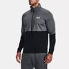 Under Armour Pique Track Casual Breathable Zip-Up Training Jacket Men Jackets Grey 1366202-012