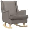 Rocking Chair Taupe 62 X 80 X 85 Cm Fabric