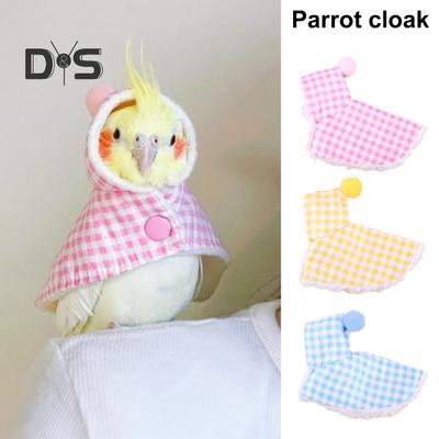 Small Animals Clothes for Parrot Winter Bird Costume Warm Parrot Cloak Shawl Pet Cosplay Photo Prop for Parrots Budgerigar Parakeet