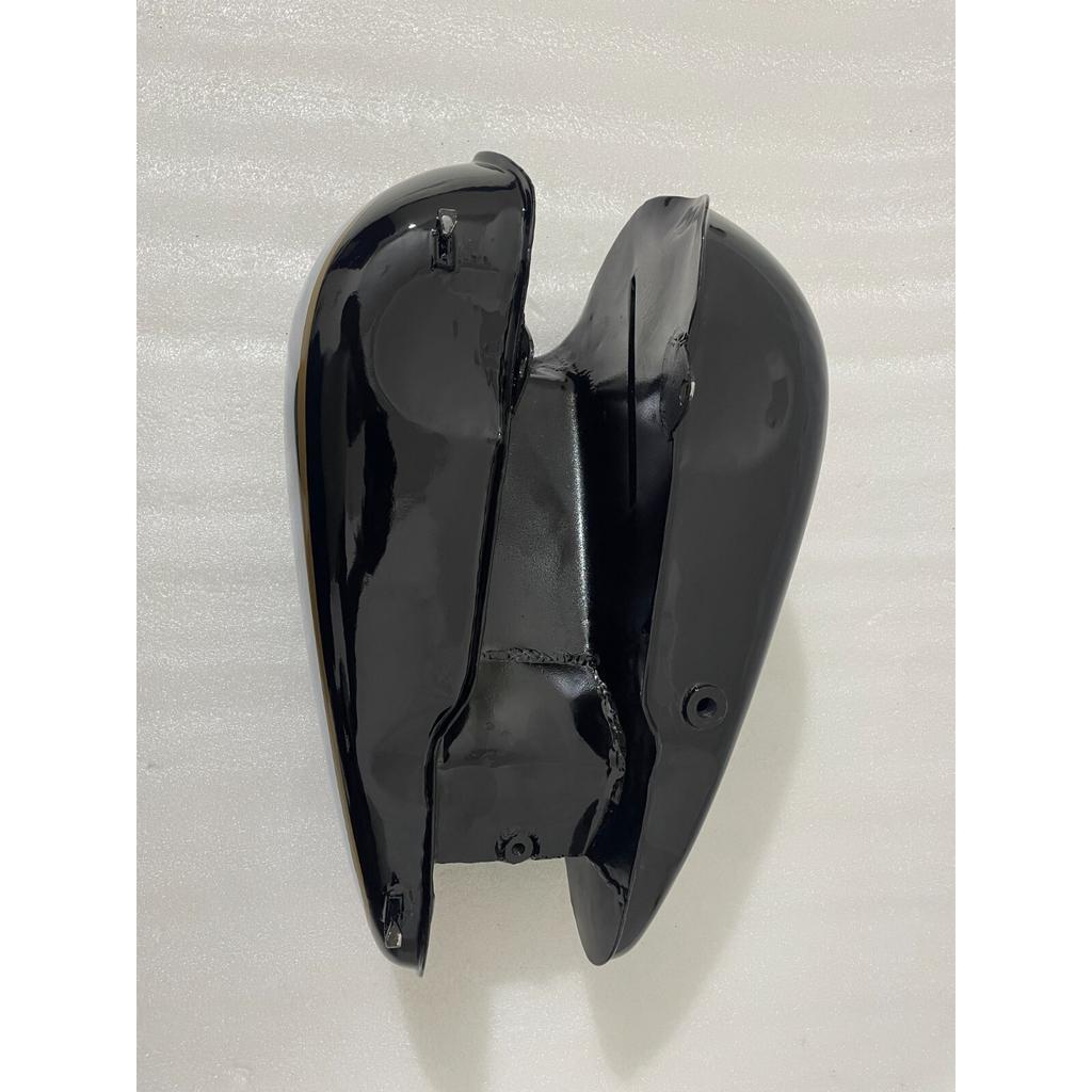 NSU Max 250 Aluminium Polished Black Painted Fuel Petrol Gas Tank +Cap |Fit For