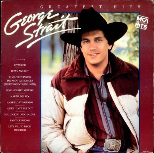 

LP Record GEORGE STRAIT - Greatest Hits MCA5567 MCA Records 1985 UK Folk Used