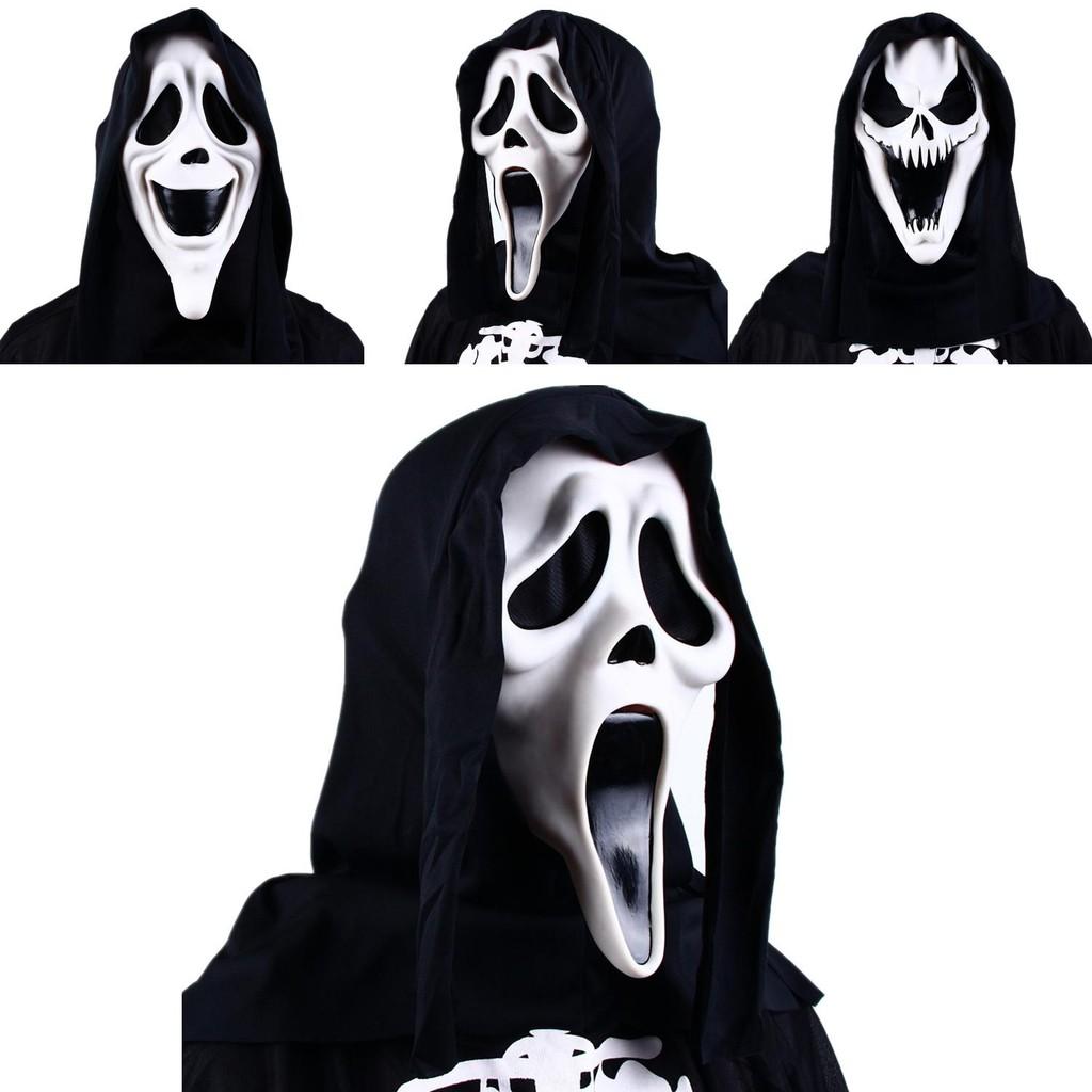Laat Je Vrienden Schrikken Met Ons Volwassen Scream Pak Masker Gezichtsmasker Spook Cosplay Kostuum Perfect Voor Halloween!