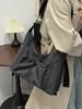 Korean Style Plaid Dumpling Bag: Women's 2026 Versatile Drawstring Crossbody
