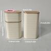 M-Wooden Lid Food Storage Jar - Sealed Kitchen Organizer Container With Lid For Efficient Pantry Storage And Organization