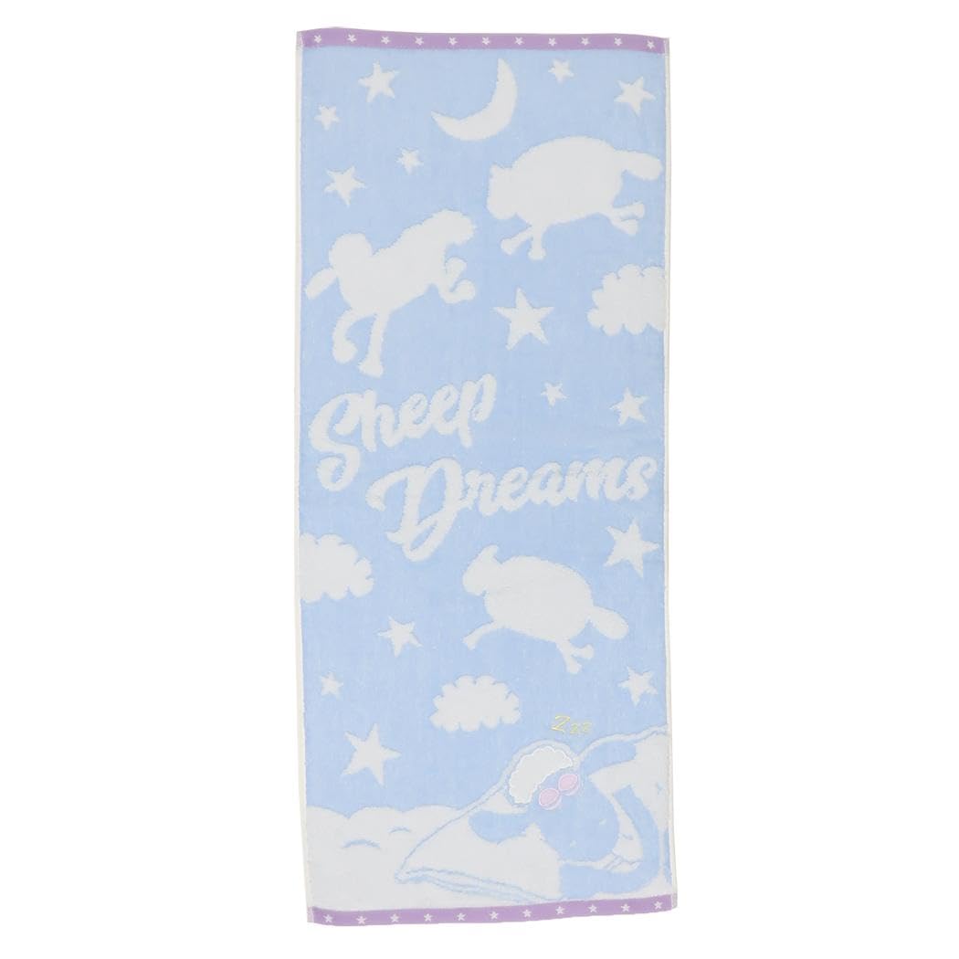 

Hayashi Face Towel, Shaun the Sheep, Above the Clouds, Blue, Approx. 34 x 80 cm, FN209701