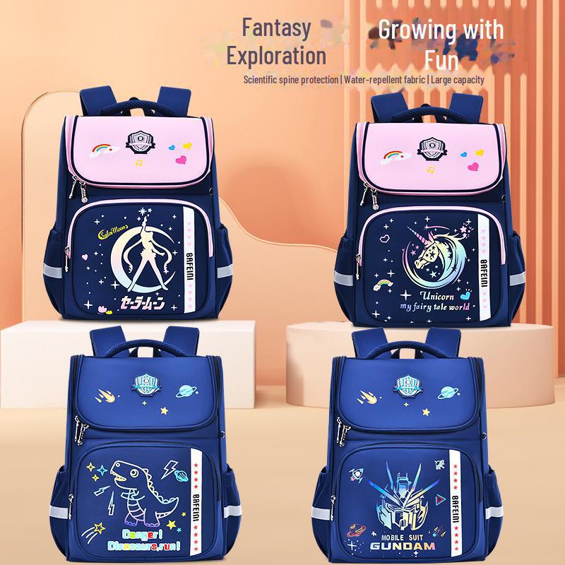 Rucsac de Mare Capacitate cu Protecție pentru Coloană Vertebrală pentru Băieți și Fete, Clasele 1-6, Vârste 6-12