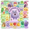 50 Emotion Stickers with Designs for Kids Learning Activities