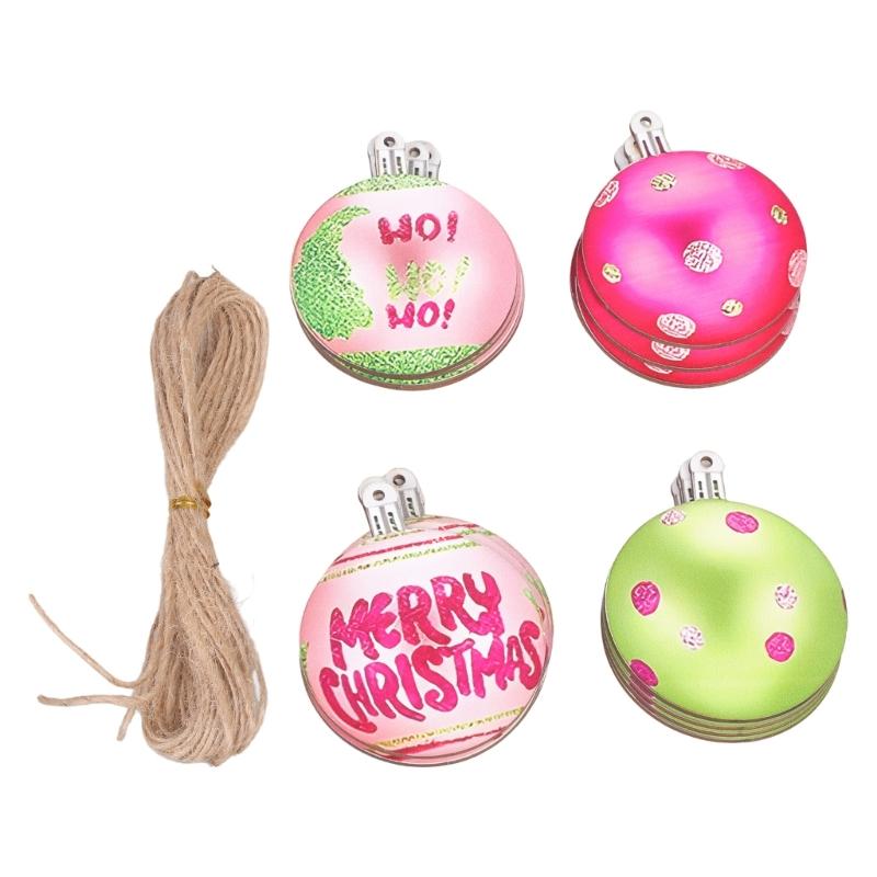 

Festival Wooden Ornament for Christmas Tree Decorative Easter Flat Pendant for Holiday Decoration and Personalization 1