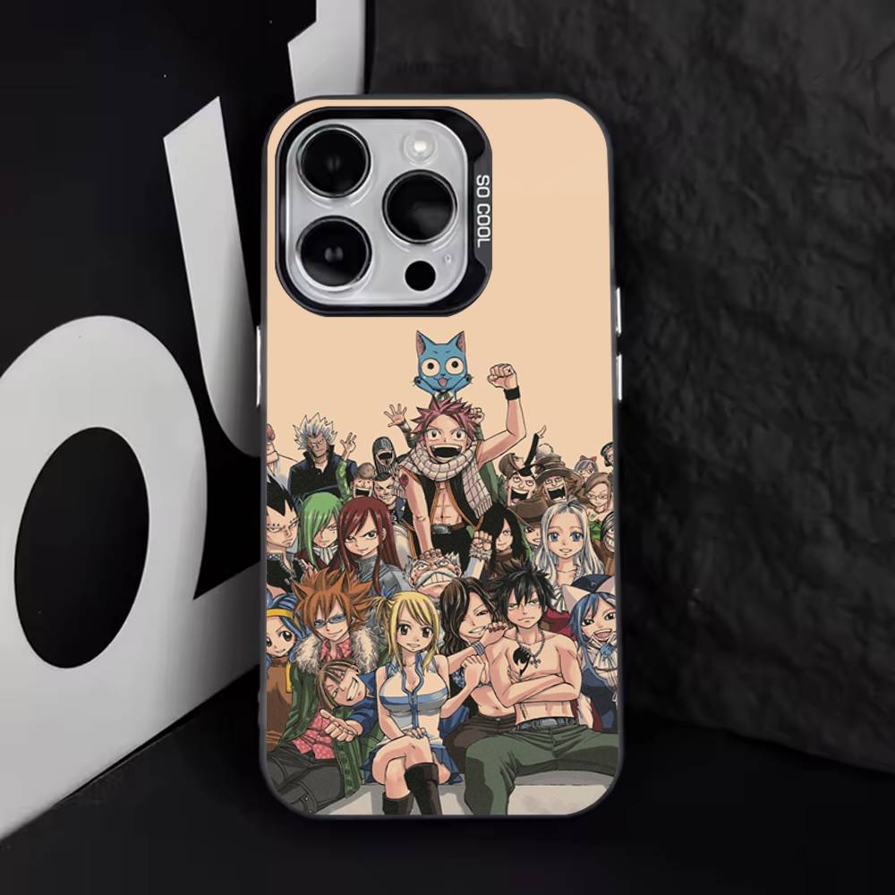 

Чехол для телефона Аниме Хвост Феи Комиксы Для iPhone 17,16,15,14,13,12,11,Pro,Max,Plus,E,Air,Mini Черный ТПУ Чехол iPhone12