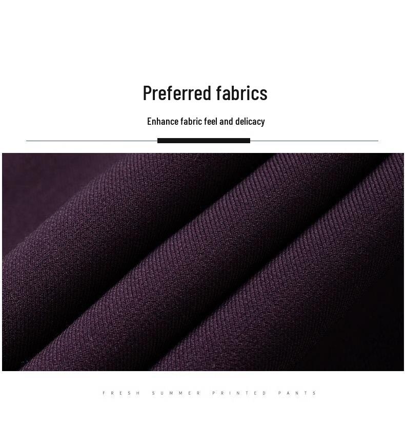 2025 Spring & Autumn Women's Purple High-Waisted Wide-Leg Pants: Loose Drape, Popular Straight-Leg Fit