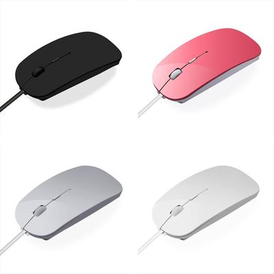 New 1600 DPI Ultra Thin Wired Mouse Optical Mice USB