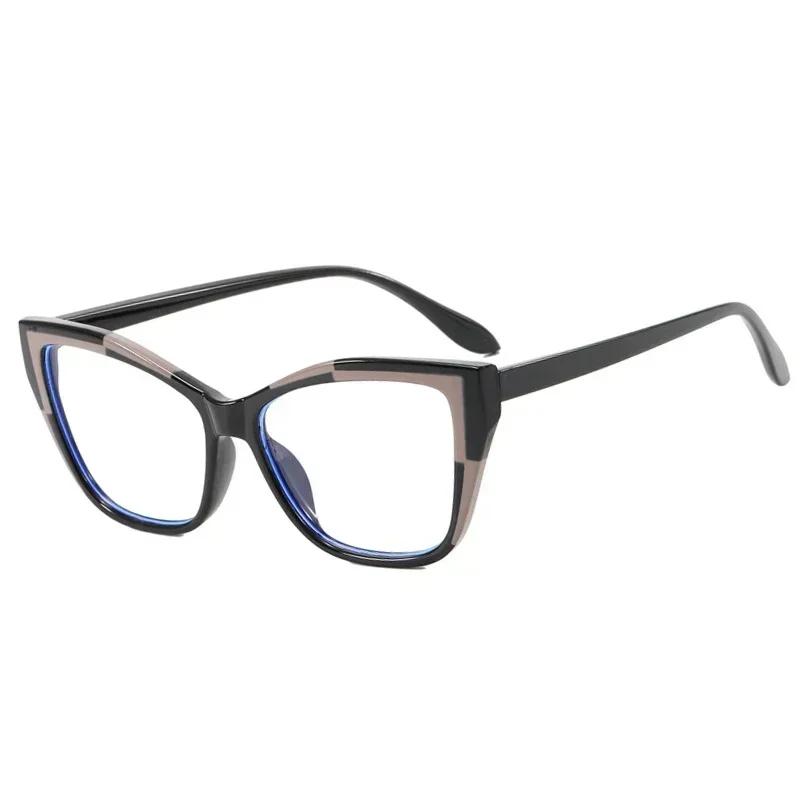 Luxurious Cat Eye Glasses Women Men Transparent Eyewear Brand Designer Lovely Clear Eyeglasses Fashion Optical Frame Oculos