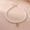 Elegant Cross Pendant Necklaces for Women Girls Pearl Beaded Choker Necklace Wedding Party Jewelry Gifts