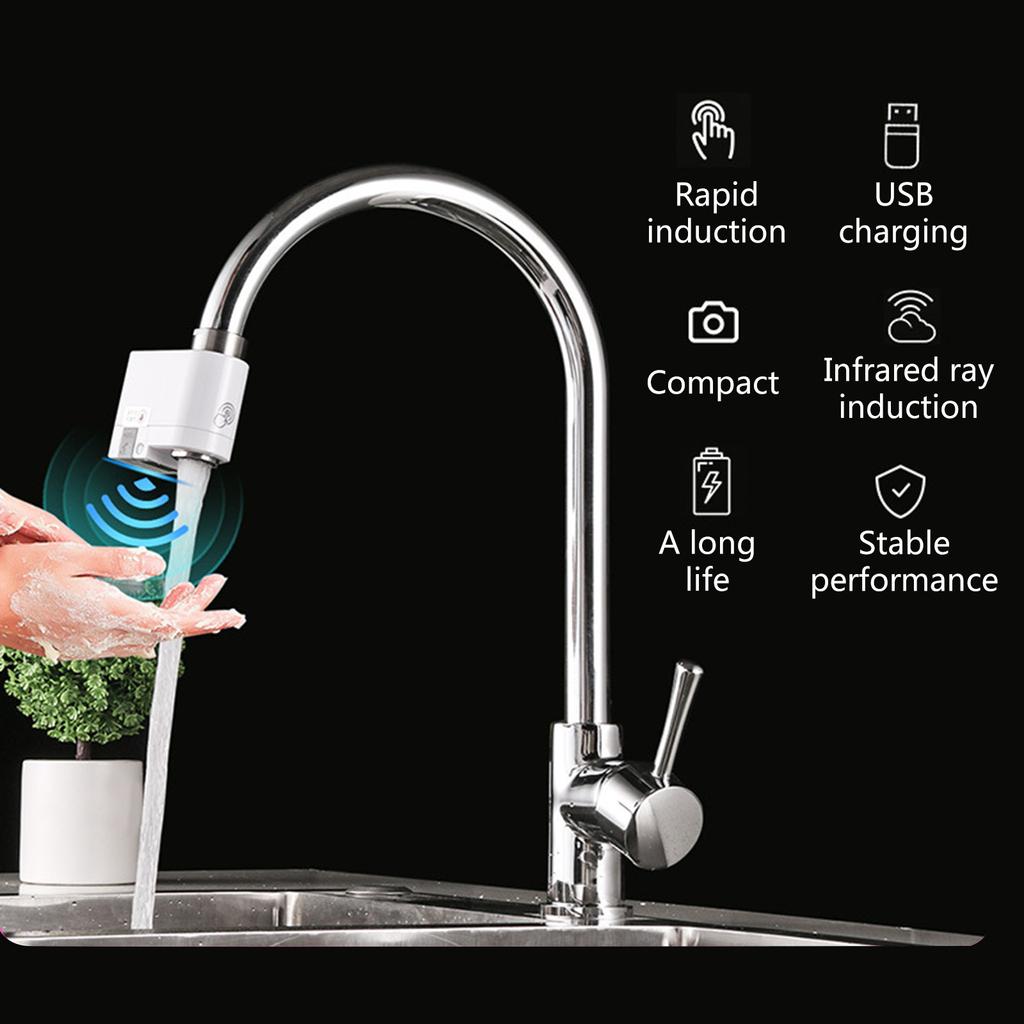 Efficient Water Saving Sensor Tap Automatic Sensor Water Faucet Upgraded Double Sensor Fast Induction Simple Installs