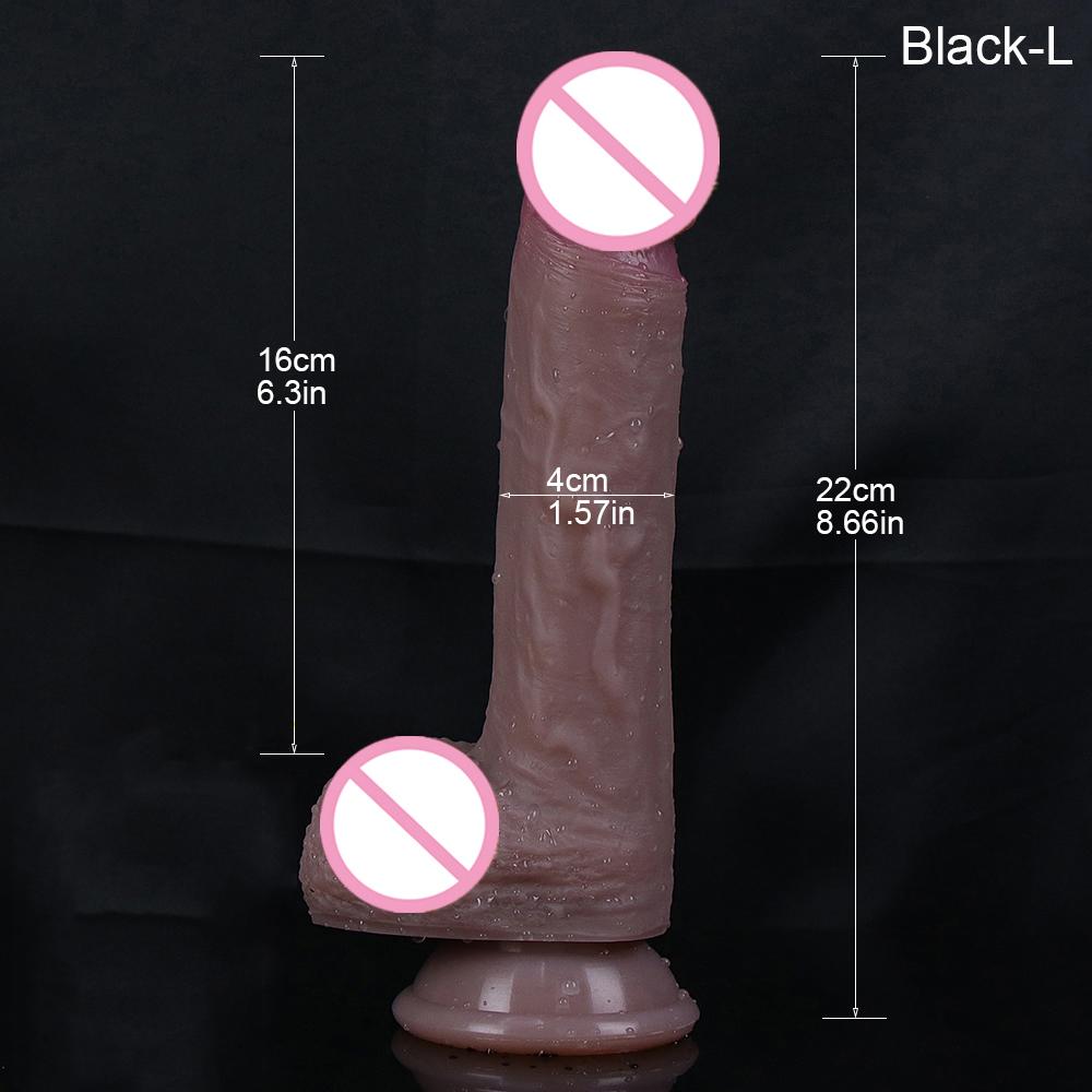Sext Toy for Women Strapon Dildo Penis Testicle Sex-toys-for-adults-in-bed Female Masturbation Soft Silicone Adult Supplies Anal