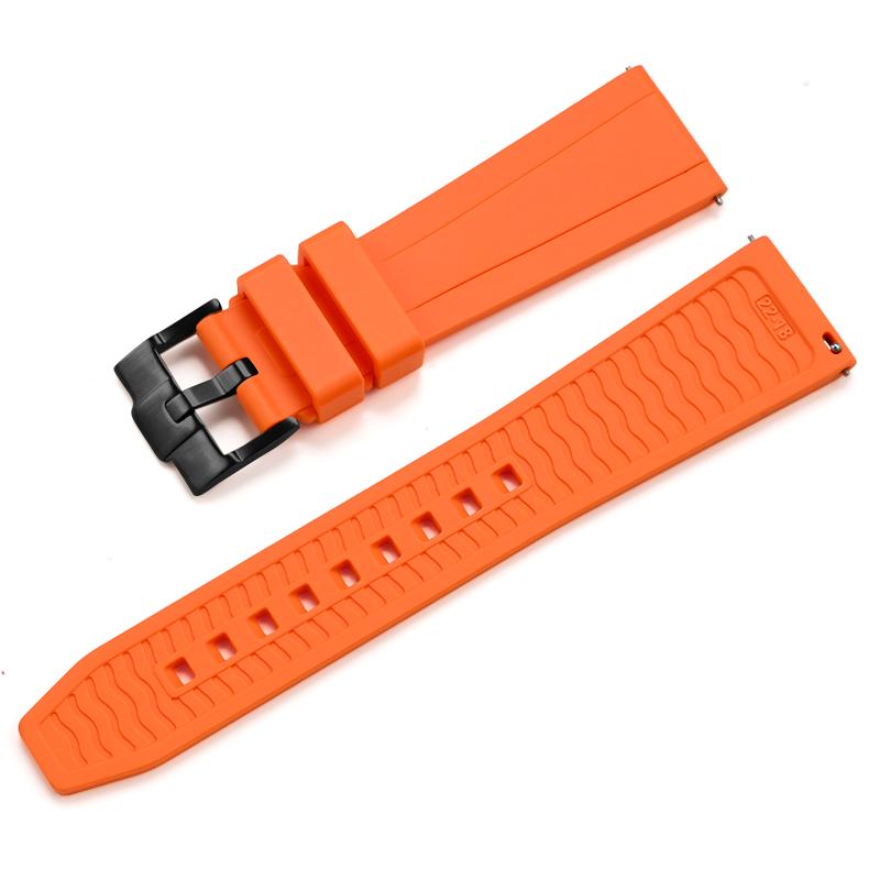 Bracelet de montre en silicone le plus récent pour Samsung Ultra Omega Seiko PROSPEX Panerai 20 mm 22 mm 24 mm Bracelet de montre en caoutchouc à dégagement rapide