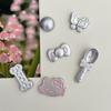 Silver Series KT Cat Refrigerator Magnets - Cute & Stylish Magnetic Pegboard Decorations for Your Home!