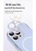 Apple 16 Pro Max Magnetic Ring Frosted Phone Case - Electroplated Soft Protective Cover