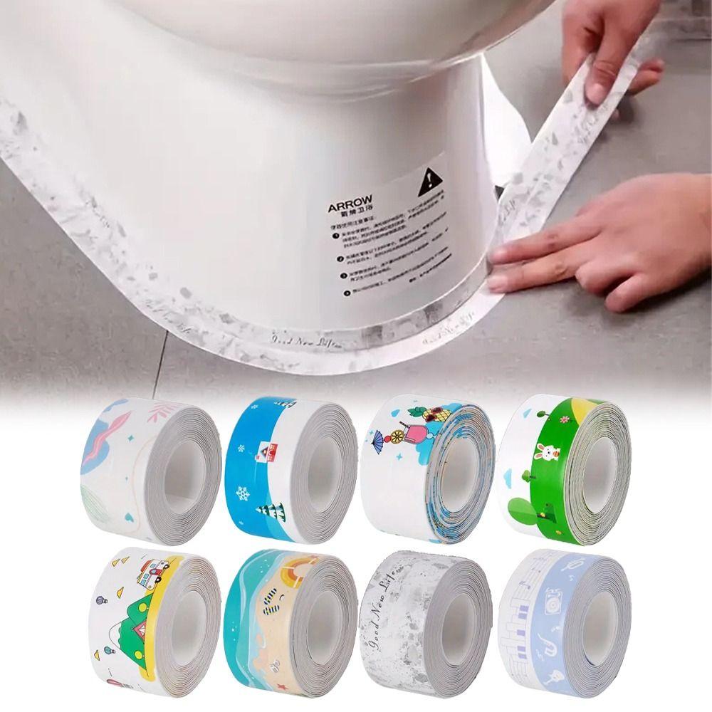 

3.2m/Roll Caulk Tape PVC Kitchen Sealant Strip Professional Seam Adhesive Tape Home Use 3.2m-G