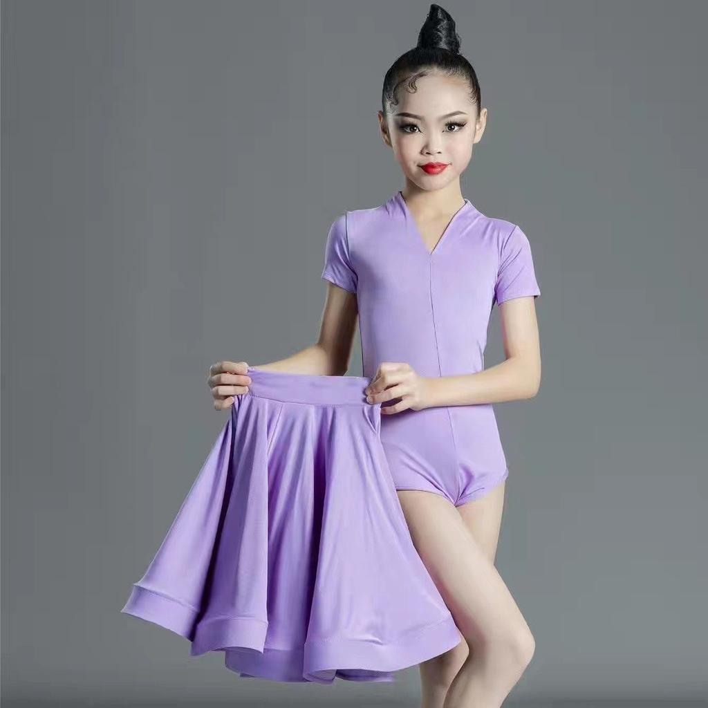 Kostium do tańca latynoamerykańskiego dla dzieci na zawody zawodowe; Duża Sukienka Huśtawka dla Dziewczynek; Nowe Dziecięce Latinowe Treningowe Wystąpienie