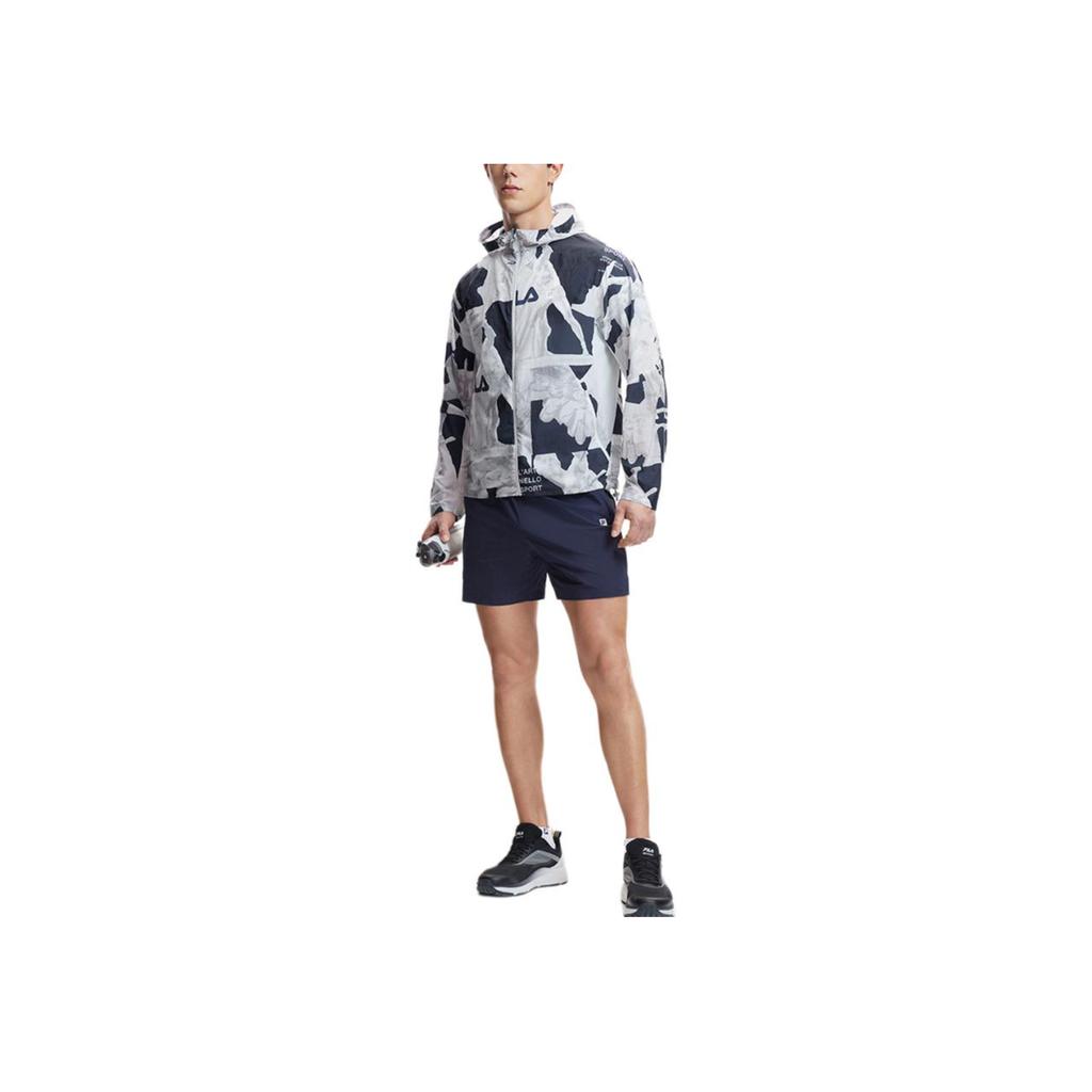 New FILA Fitness Series Jackets Coats Men's All Over Print A11M421706F-ZA