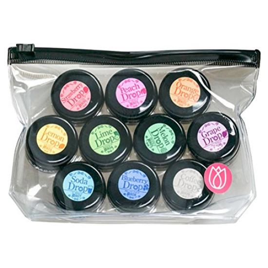 Prigel Gel Nail Super Color EX Drop Series 10 Color Set Compatible 3g x 10 Colors UV/LED