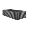 Metal Raised Garden Bed, 2.4 X 1.2 X 0.6 M Outdoor Galvanized Planter Garden Box, Open Bottom Design, Large Planter Raised Bed for Growing Vegetables,