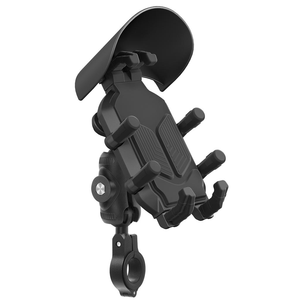 Motorcycle Bicycle Handlebar Phone Bracket QC3.0 USB Charging Mount Stand Holder