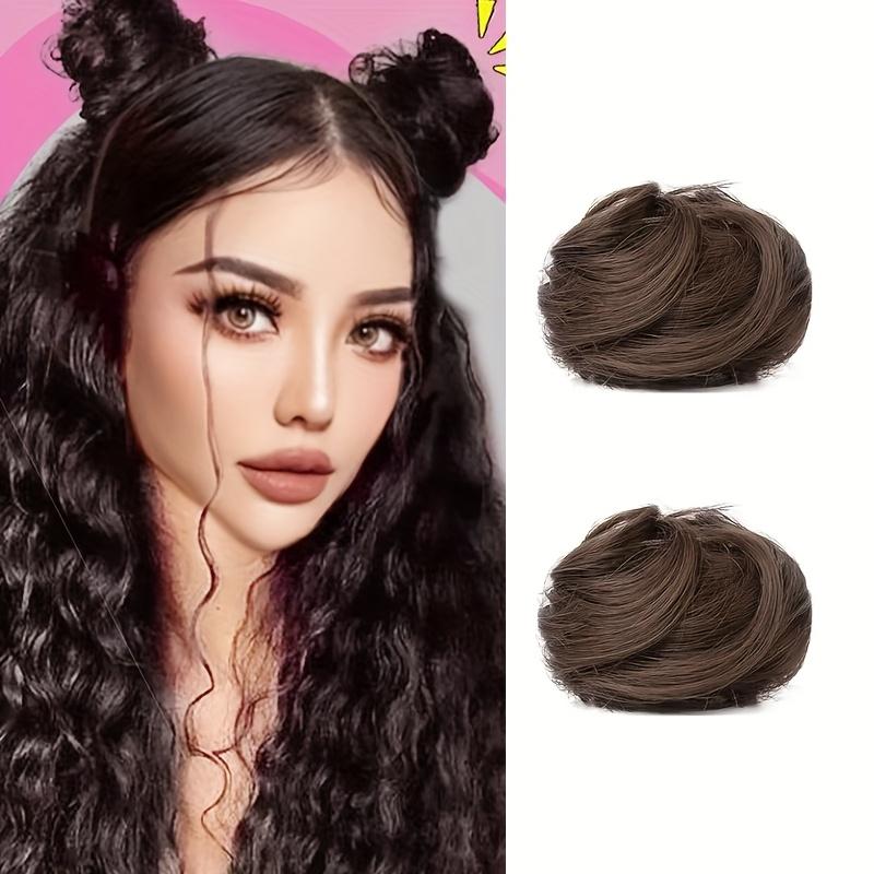 Synthetic Bun Chignon Clip Hair Extensions For Women Messy Updo Claw In Hairpiece Accessories