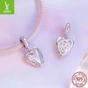 Chasing Aurora Love Pendant S925 Sterling Silver Diy Necklace Bracelet Beaded Accessories Premium Light Luxury