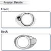 2PCS Front Fog Light Lamp Cover Chrome Ring Trim For Ford Focus 2012 2013 2014