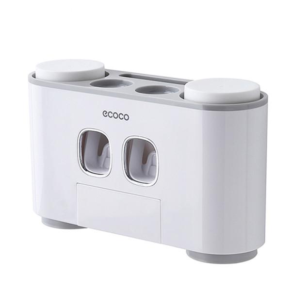 

Держатель зубной щетки Настенный автоматический дозатор зубной пасты Магнитная соковыжималка для зубной пасты с 4 чашками 4 Cups