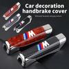 Car Handbrake Grips Protection Cover Parking Brake Decoration For BMW Performance M E87 E30 E46 E28 F35 G20 E93 F20 X3 X