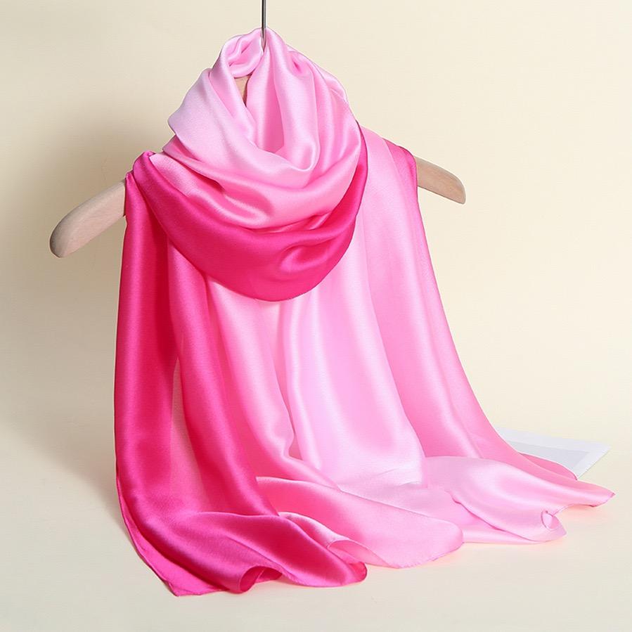 Woman Rainbow Color Breathable Scarves for Mother Summer Travel Neck Cool Skin-friendly Scarves Hot Weather Supplies