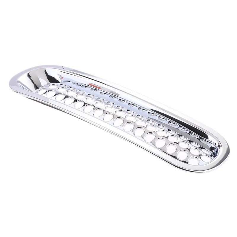 ABS Plastic Car Front Chrome Grille Mesh Insert Upgrade for Jeep Wrangler JK 2007-2016 Vehicle Parts