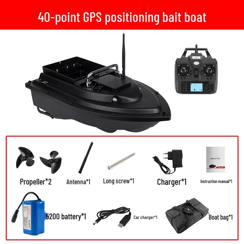 New Large Remote-Control Fishing Bait Boat with GPS and Automatic Return