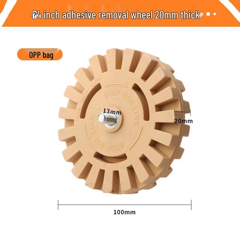 Pneumatic Glue & Paint Remover, 4-Inch Diameter, 20mm Thick