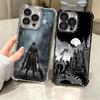 B-Bloodborne Game Plating Phone Case For Iphone 16 17 Pro Max Air 16E 14 15 Plus 12 13 Mini Anti-Fall Airabag Cover