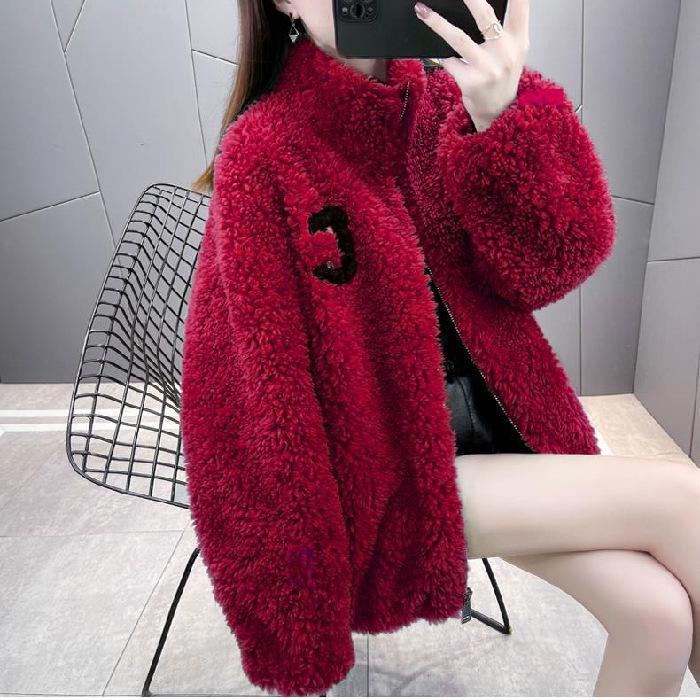 Women's Polar Fleece Double-Sided Jacket for Autumn/Winter – Thick, Casual Mountaineering Coat