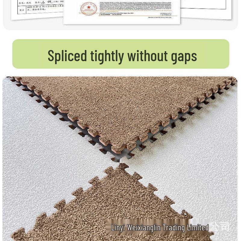 Large Fluffy Carpet Foam Floor Mat for Children's Bedroom, Bedside, and Bay Window – Customizable Size