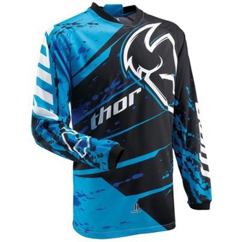 Thor TLD Downhill Mountain Bike Jersey Long Sleeve Cycling Shirt Kids Boys Breathable Performance Apparel