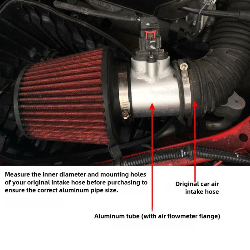63/70/76/83mm Air Intake MAF Sensor Adapter Air Intake Meter Mounting Base for VW Nissan Honda Ford
