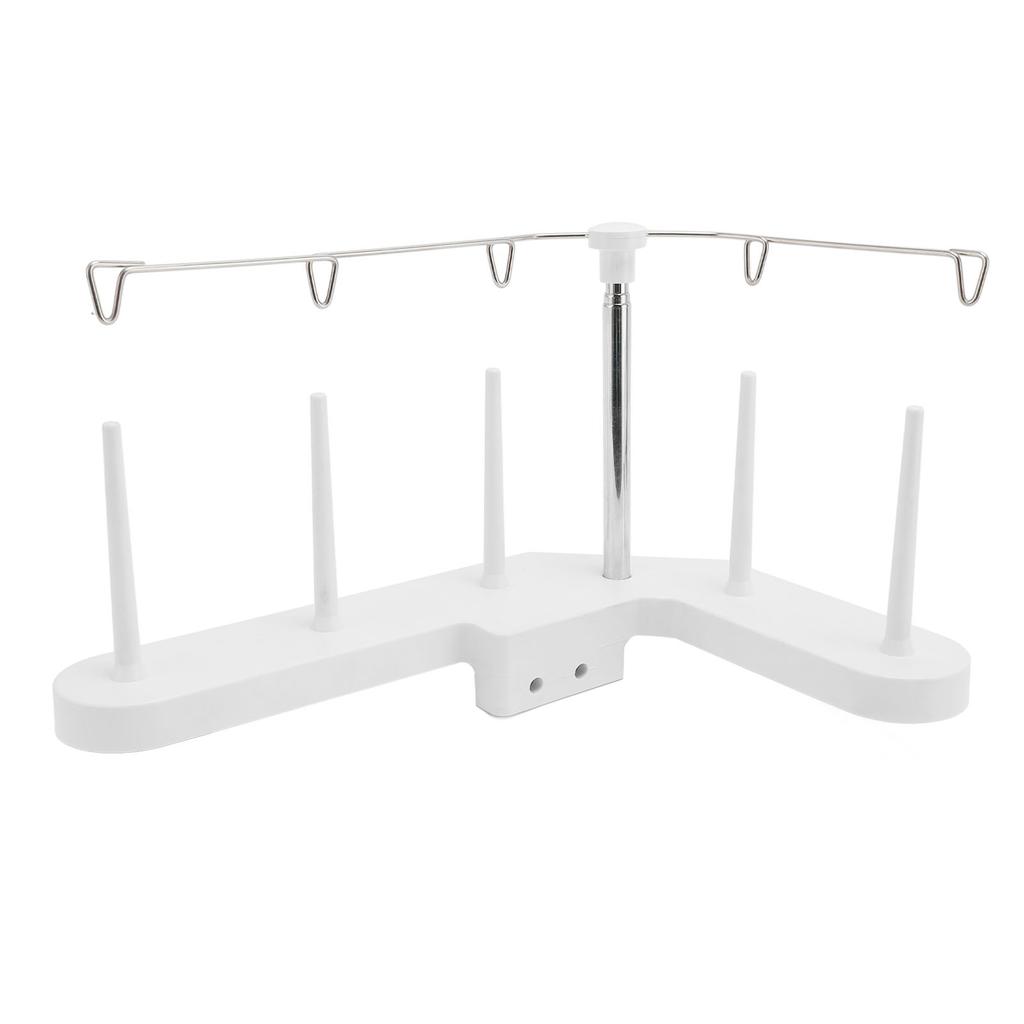 5 Spools Thread Stand Adjustable Height Multifunctional Thread Holder for Home Sewing Machine