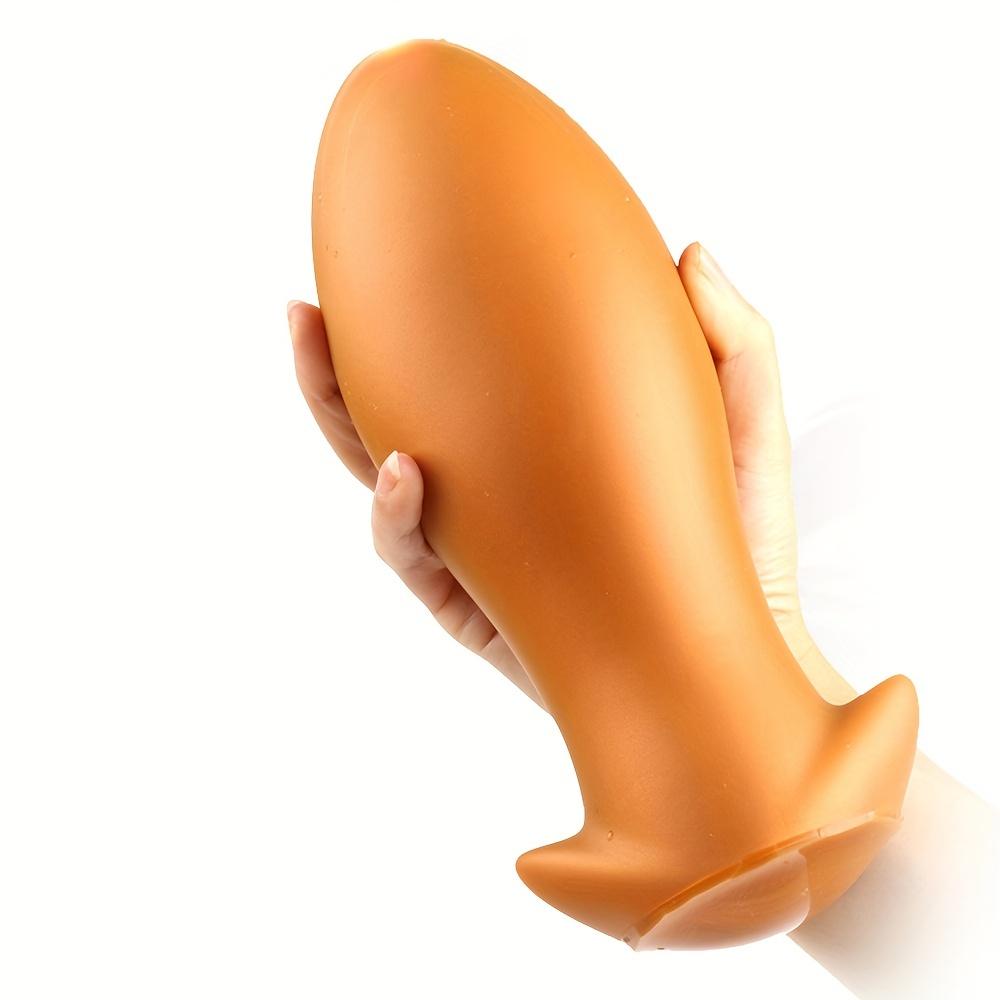 Super-Sized Anal Plug Trainer: Liquid Silicone Anal Plug Prostate Massage Anus Dilator For Beginners Advanced Users