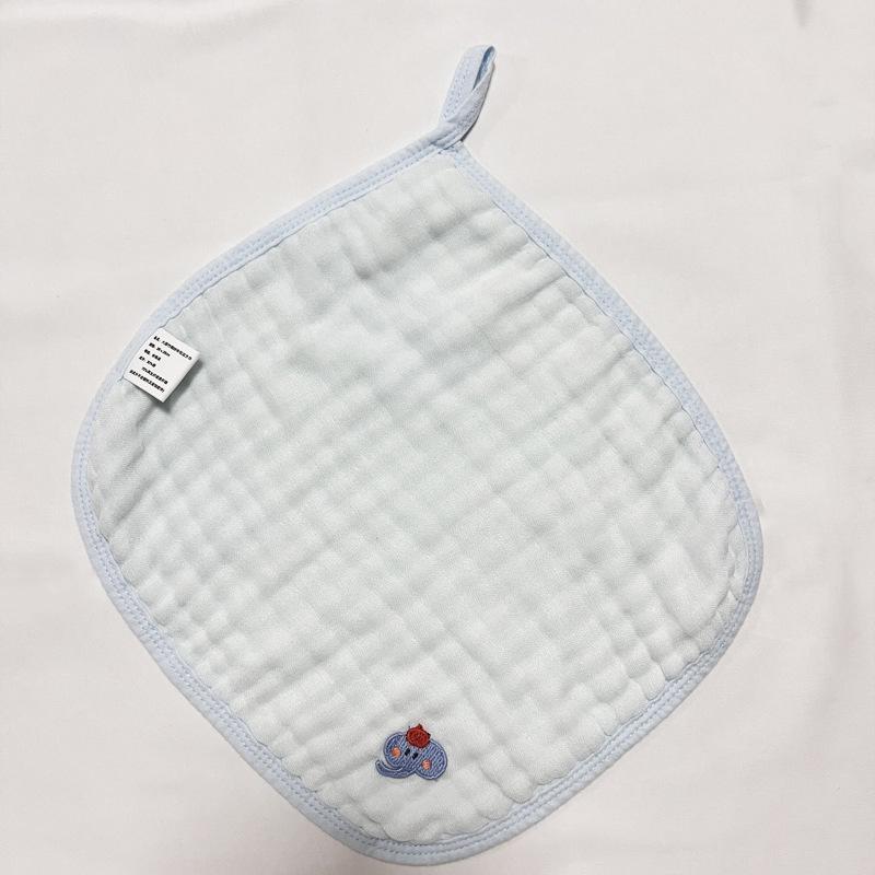 

Soft Cotton Gauze Baby Bib & Face Towel, Six-Layer, for Infants & Toddlers