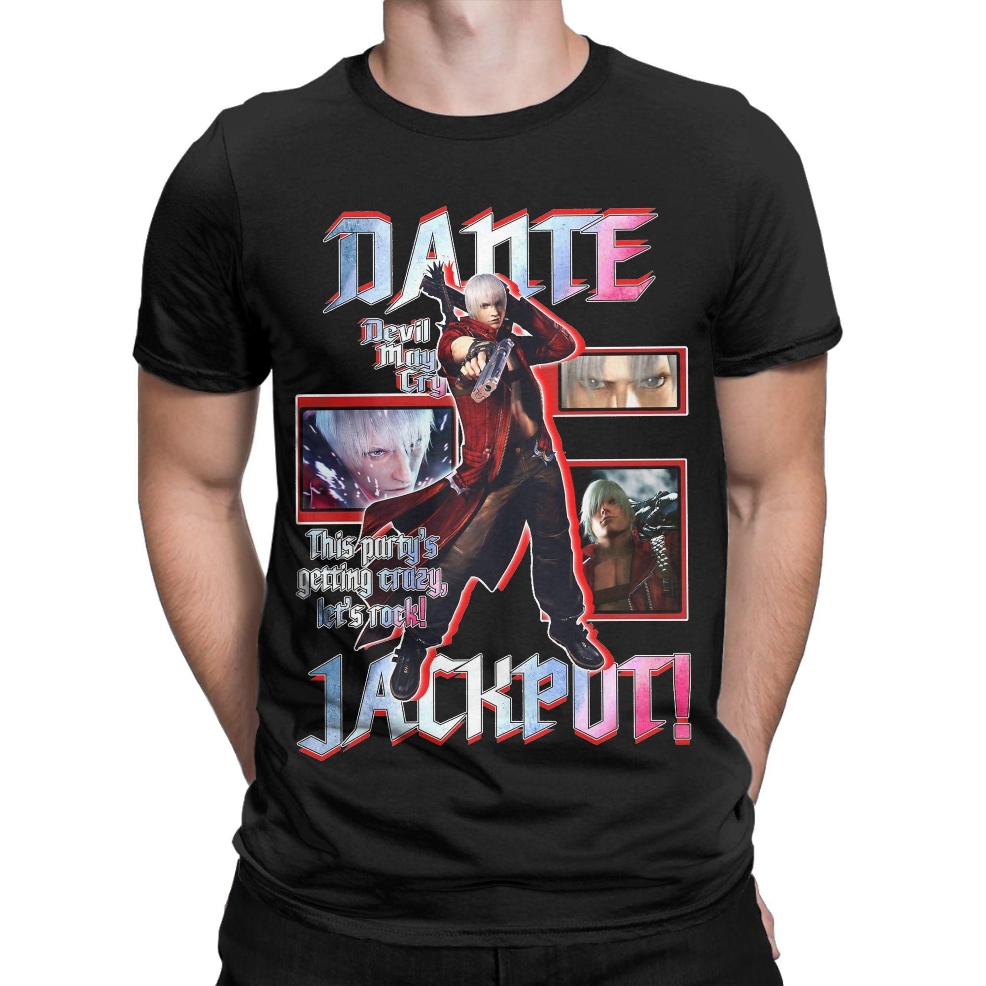 

Одяг Dante Devils May Cry Унісекс Футболки Бавовняна Футболка Графічний Принт Екшн-Пригода Ігрова Футболка Одяг L